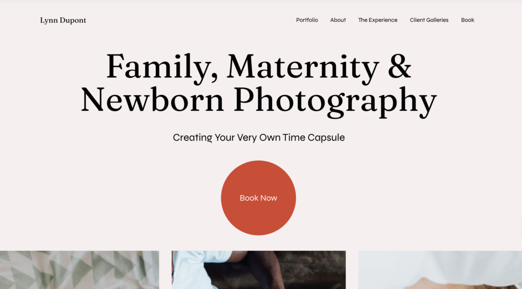 Best Wix photography websites